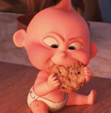 Jack-Jack and a cookie