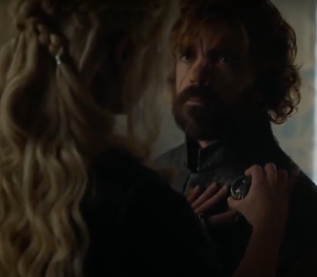 Dany pins Tyrion she should have killed him